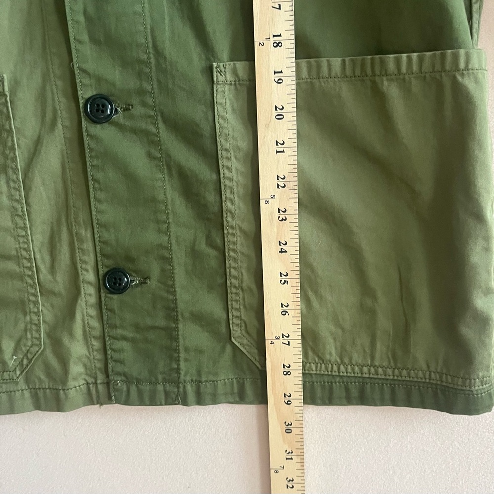 Todd Snyder NEW Men’s Patched French Chore Coat Surplus Olive In L - Picture 15 of 15